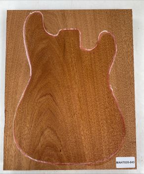 Body Mahagoni Swietenia für Gitarre, 1-tlg. Einzelstück #043